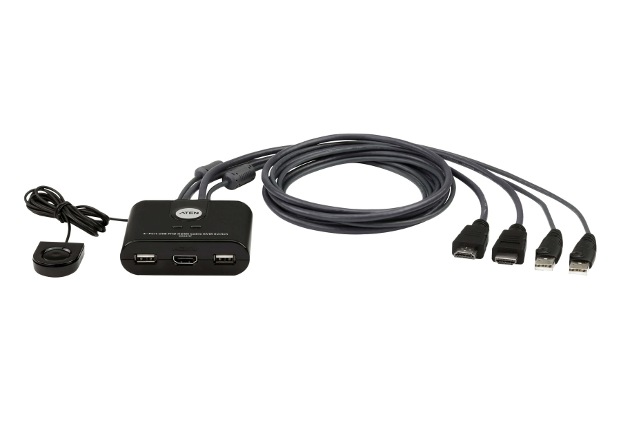 Switch KVM Cablato HDMI FHD USB a 2 porte. CS22HF